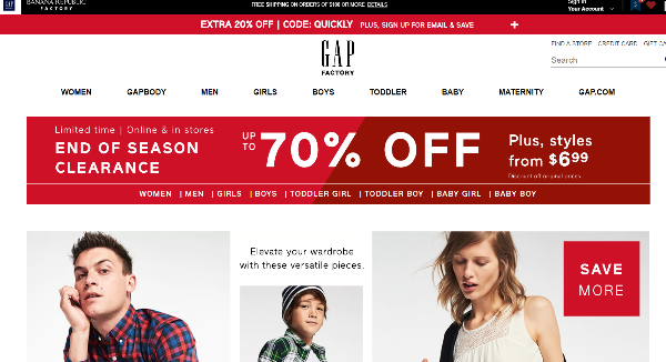 GAP FACTORY: Get great prices on great style when you shop Gap Factory clothes for women, men, baby and kids. Gap Factory clothing is always cool, current and affordable.