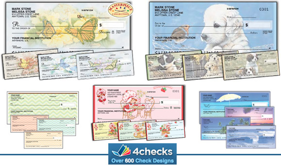 4CHECKS.COM: Recycled checks printed on MICR bond paper from 30% post-consumer fibers. Preserve the environment & save up to 67% off when you order online
