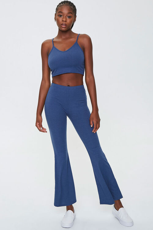 FOREVER 21: Ribbed Cropped Cami & Pants Set is now $8