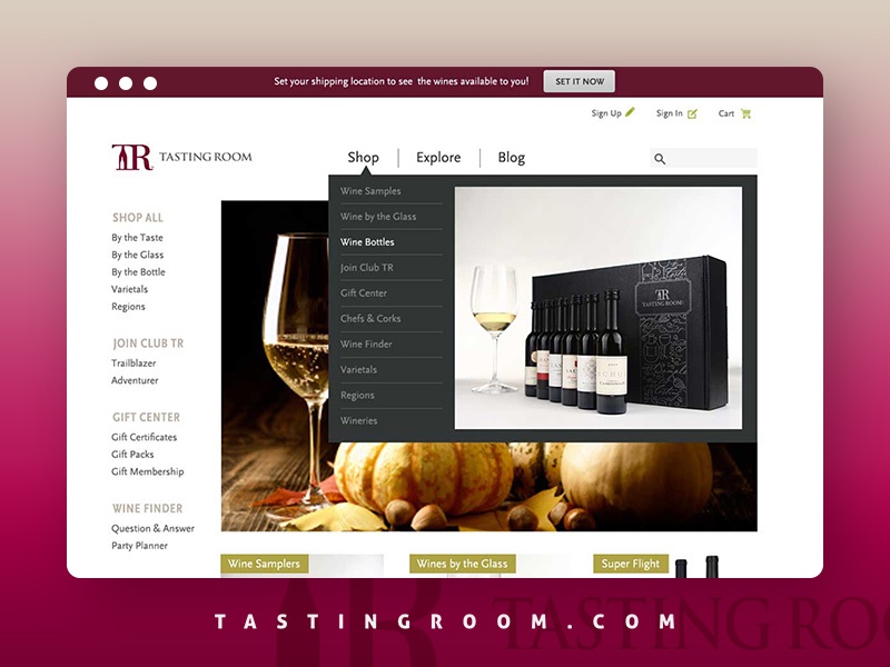 TASTING ROOM: Tasting Room Has Designed a Better Wine Experience That’s All About You & Your Tastes! Start By Tasting 6 Wines for $9.95. Get The Wine You Want, Delivered To Your Door. Best Wine Club.