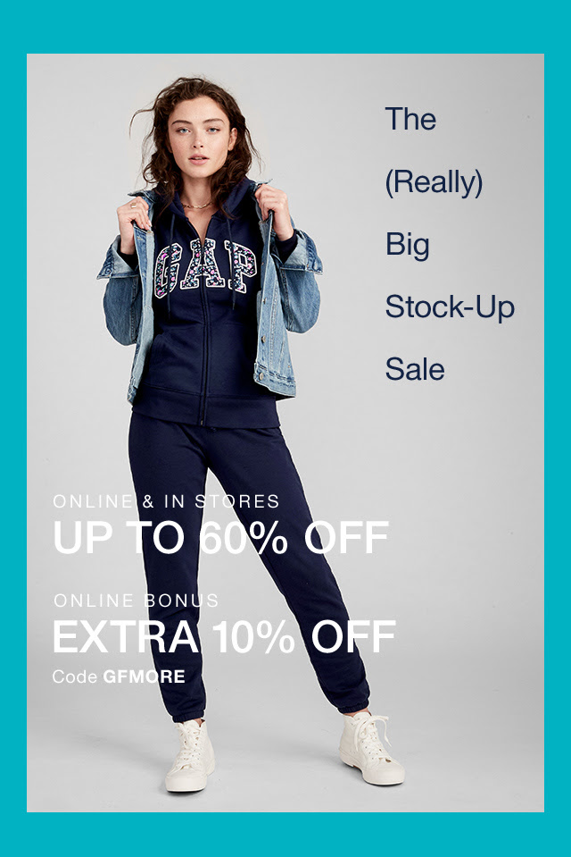 GAP Factory: Fresh new styles for spring (up to 60% off!)