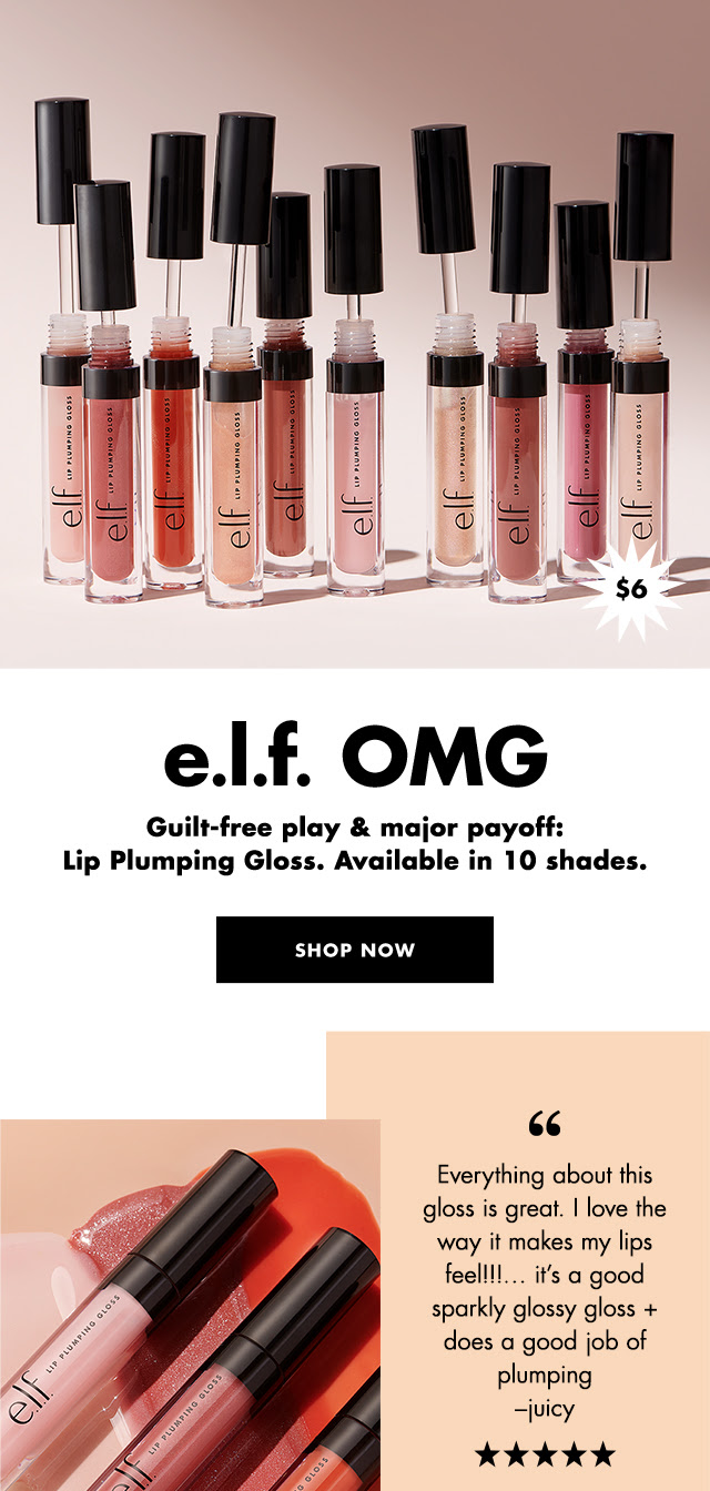 E.L.F Cosmetics: LIP PLUMPING GLOSS $6.00