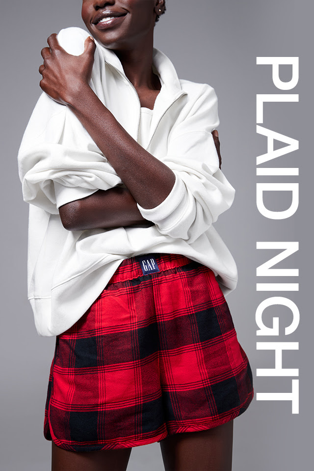 GAP: Plaid PJs for the family from $20