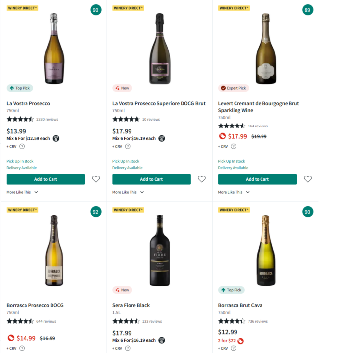 Total Wine & More” Shop amazing sparkling wine and champagne—all under $20